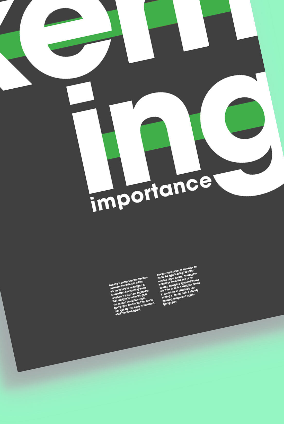 Kerning Poster